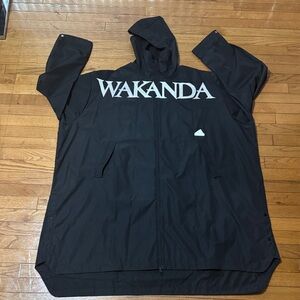 Adidas Black Panther “WAKANDA FOREVER” ONE OF A KIND  Full Zip  Jacket with Logo